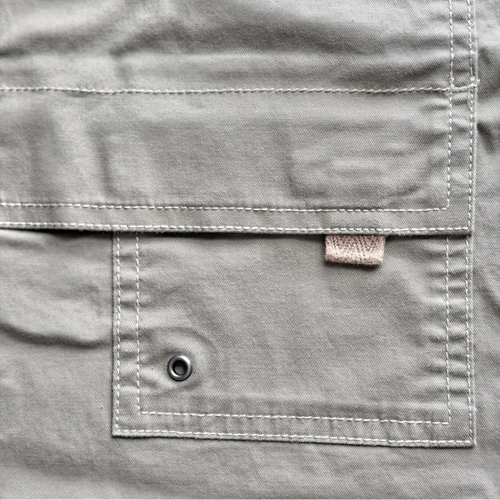 LL BEAN | TAUPE UTILITY CARGO STYLE COTTON MINI SKIRT SIZE 10 PETITE - Picture 11 of 11